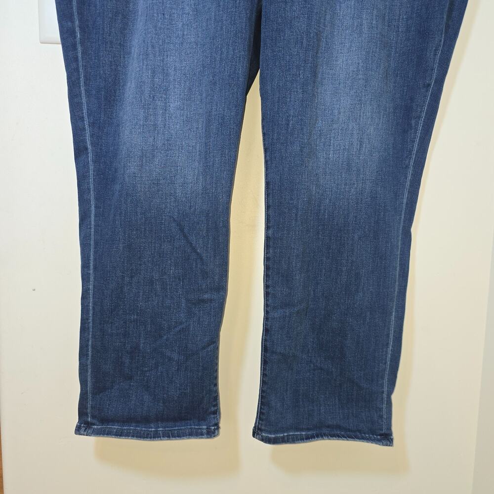 NYDJ Girlfriend Jeans Womens 24 W Blue Lift Tuck Stretch Denim Mid Rise - Picture 5 of 11